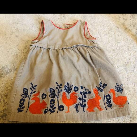 Mini Boden Other - BABY BODEN WOODLAND ANIMAL DRESS 6-12